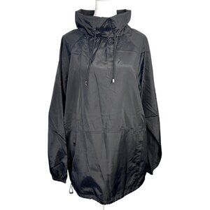 Tommy Hilfiger Windbreaker Pullover Jacket Vintage Black Size Small
